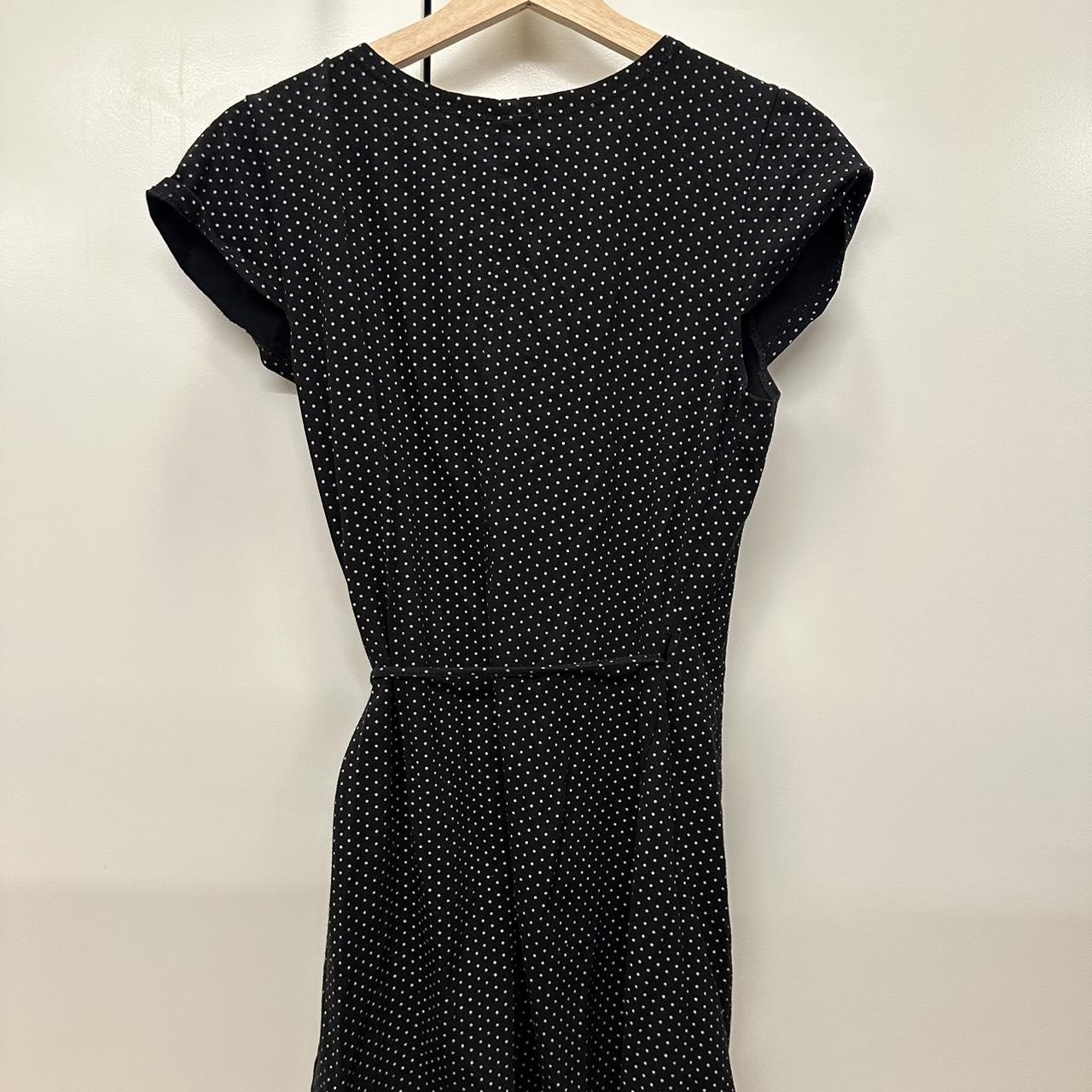 Brandy polka dot wrap dress. Stretchy and comfy... Depop