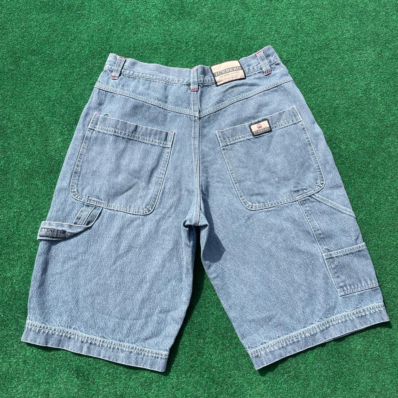 Vintage Iceberg Denim Co. Shorts labeled size... - Depop