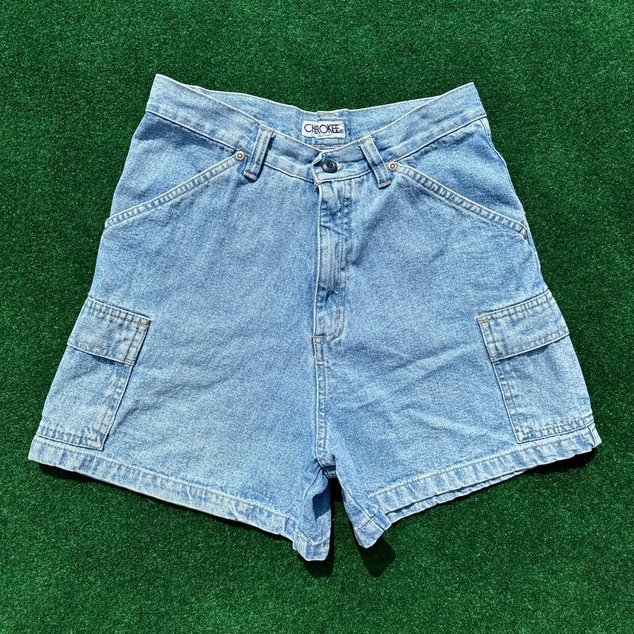 Vintage Cargo Shorts labeled size 16 love the... Depop