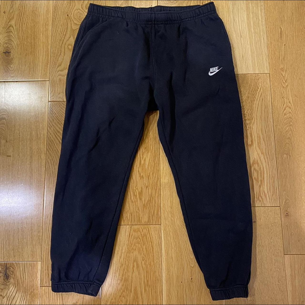 Black Nike joggers Cuffed at bottom Men’s XXL but... - Depop