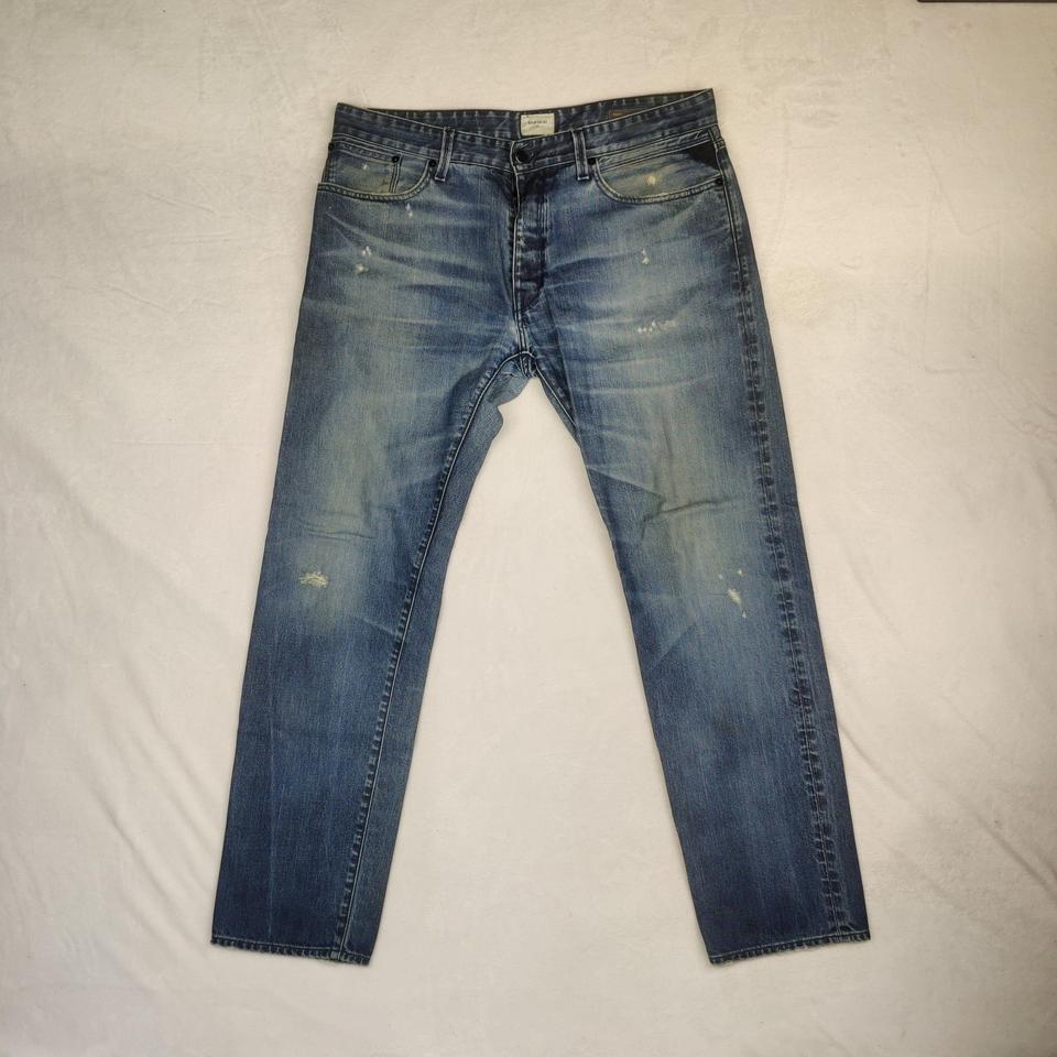 DTT straight fit jeans in washed black Men's W34 L32 - Depop