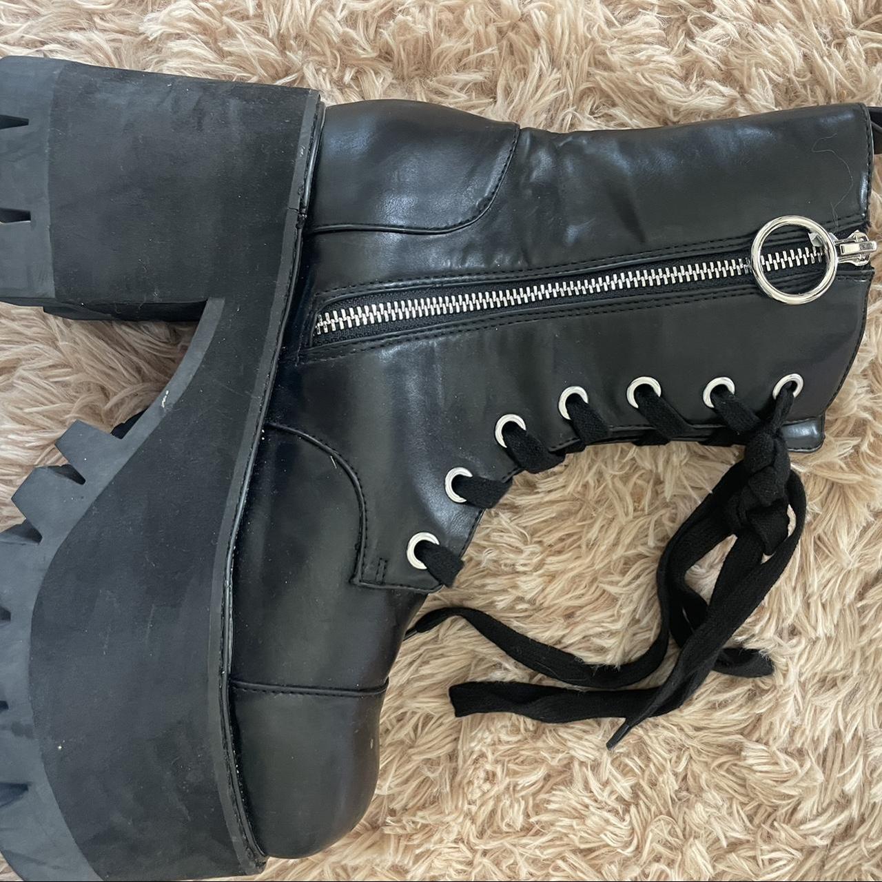 white platform boots dolls kill