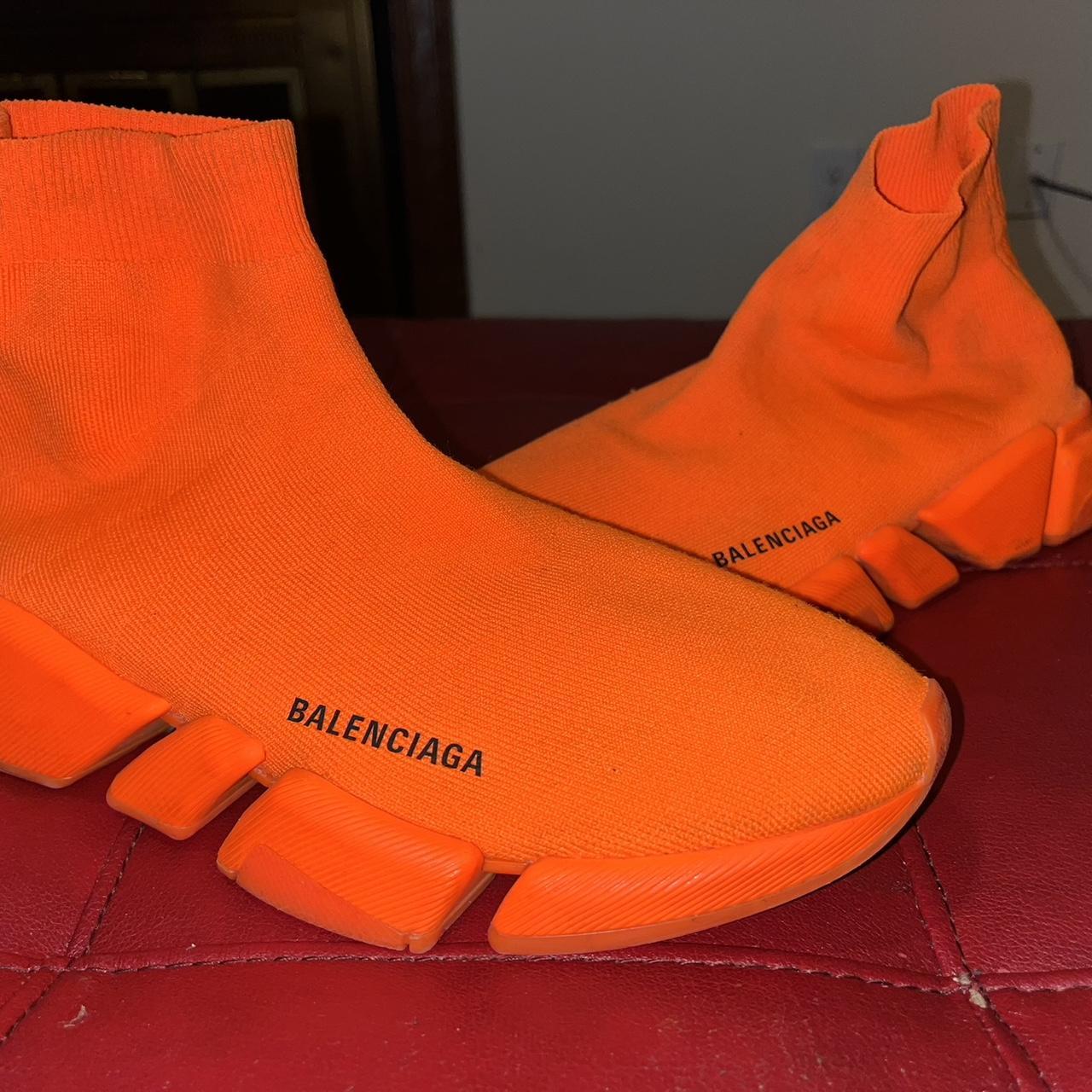 Balenciaga speed trainer orange best sale