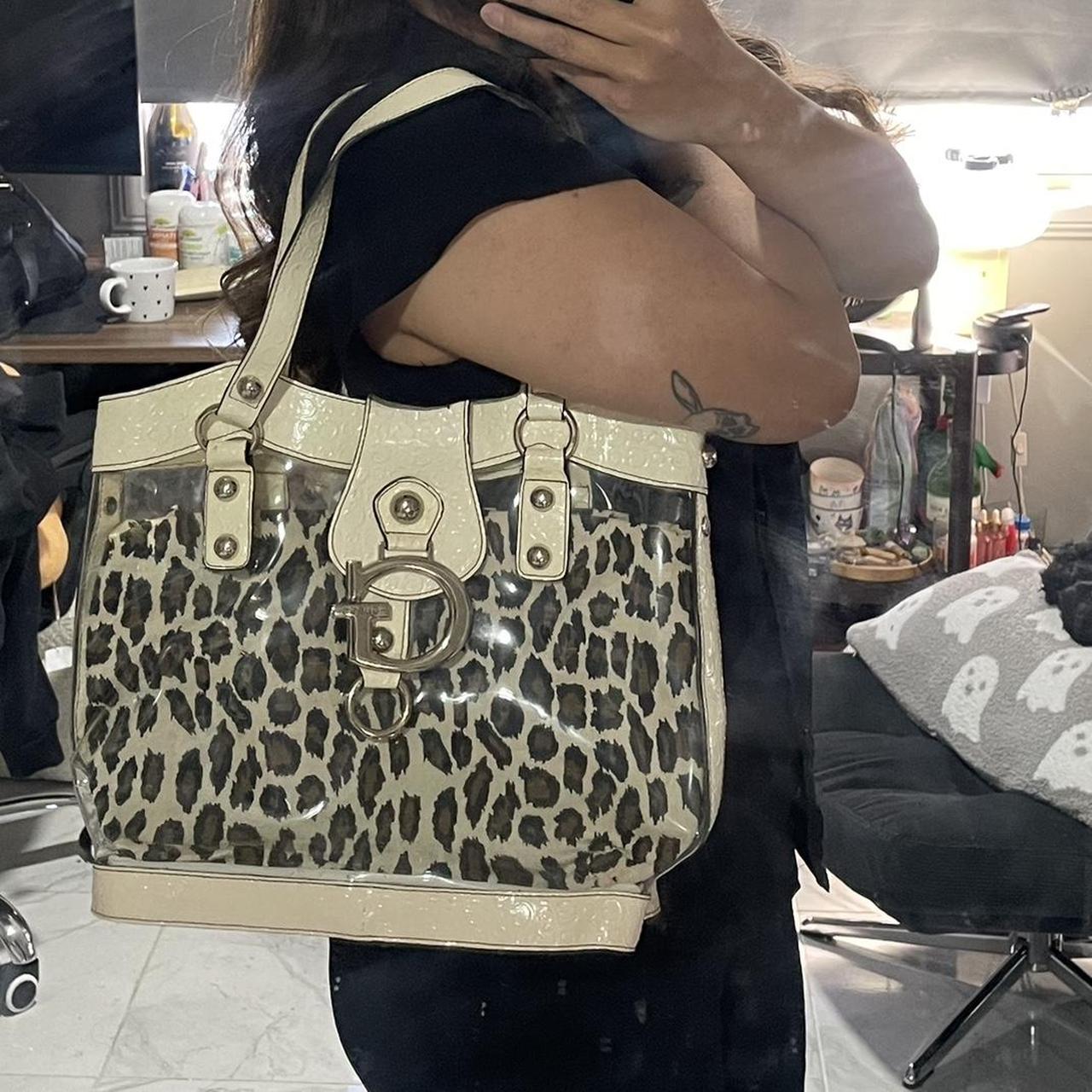 Vintage GUESS leopard print tote bag Leopard - Main Image