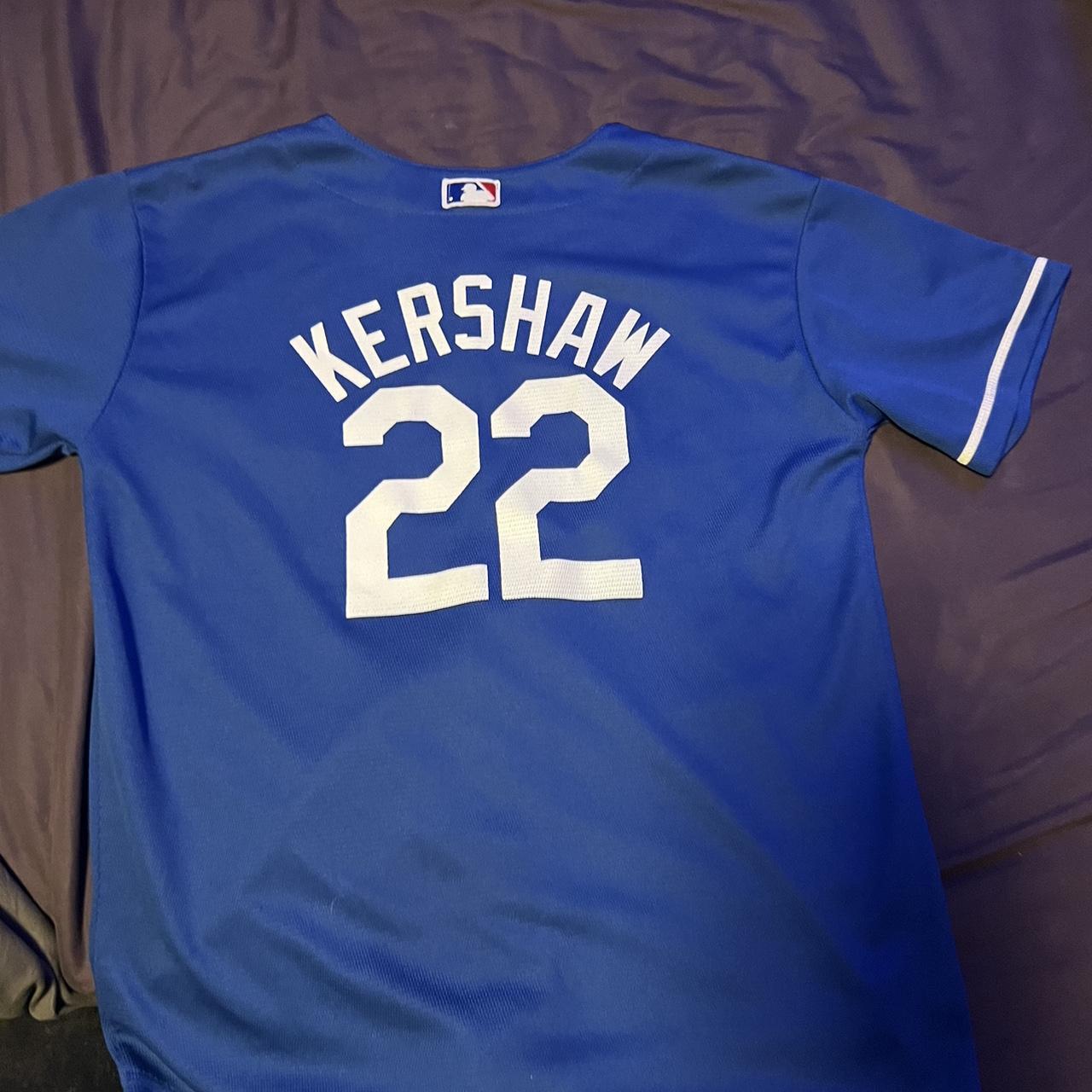 Youth Medium Los Angeles Dodgers Clayton Kershaw Jersey - Depop