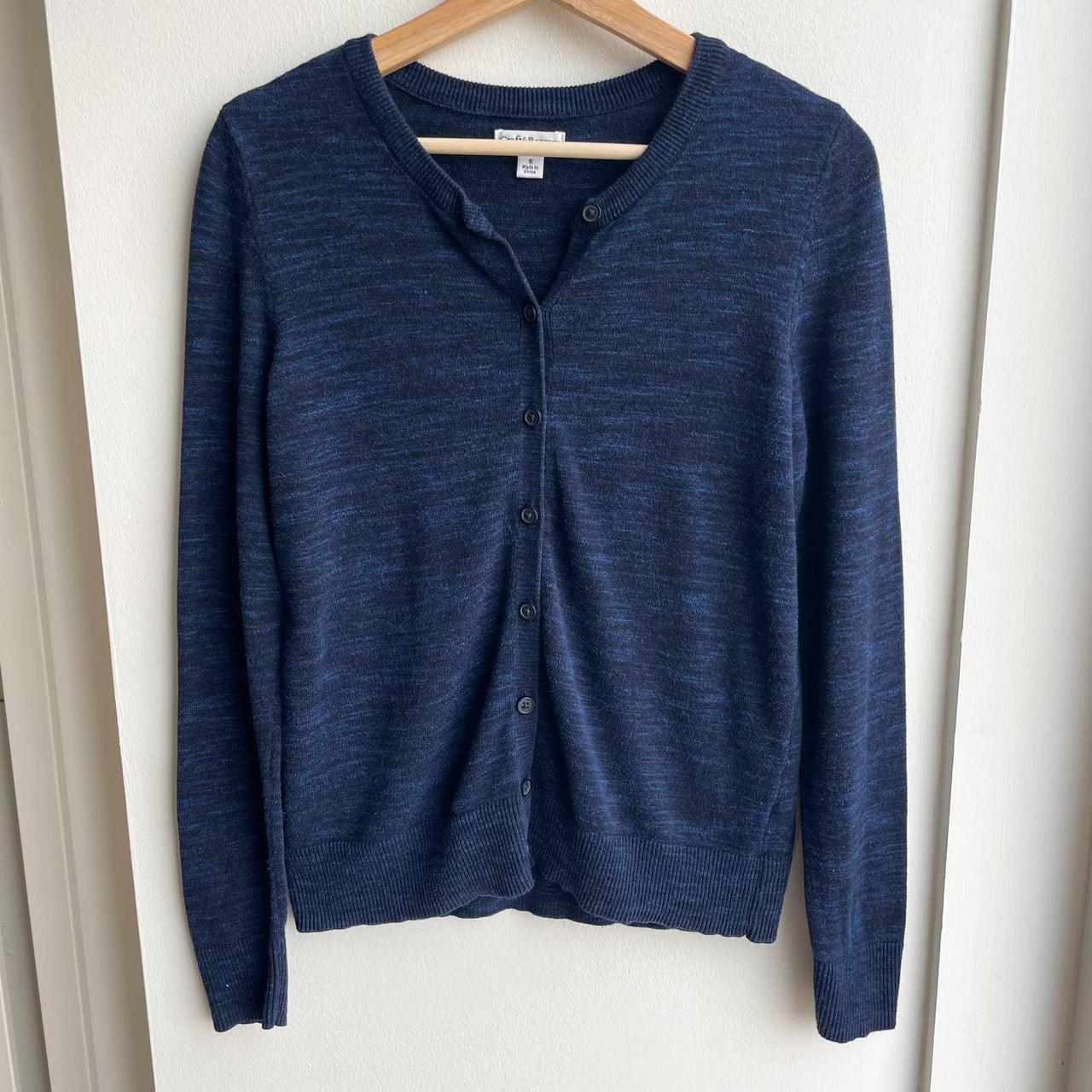 Croft & Barrow Women's Blue Cardigan | Depop