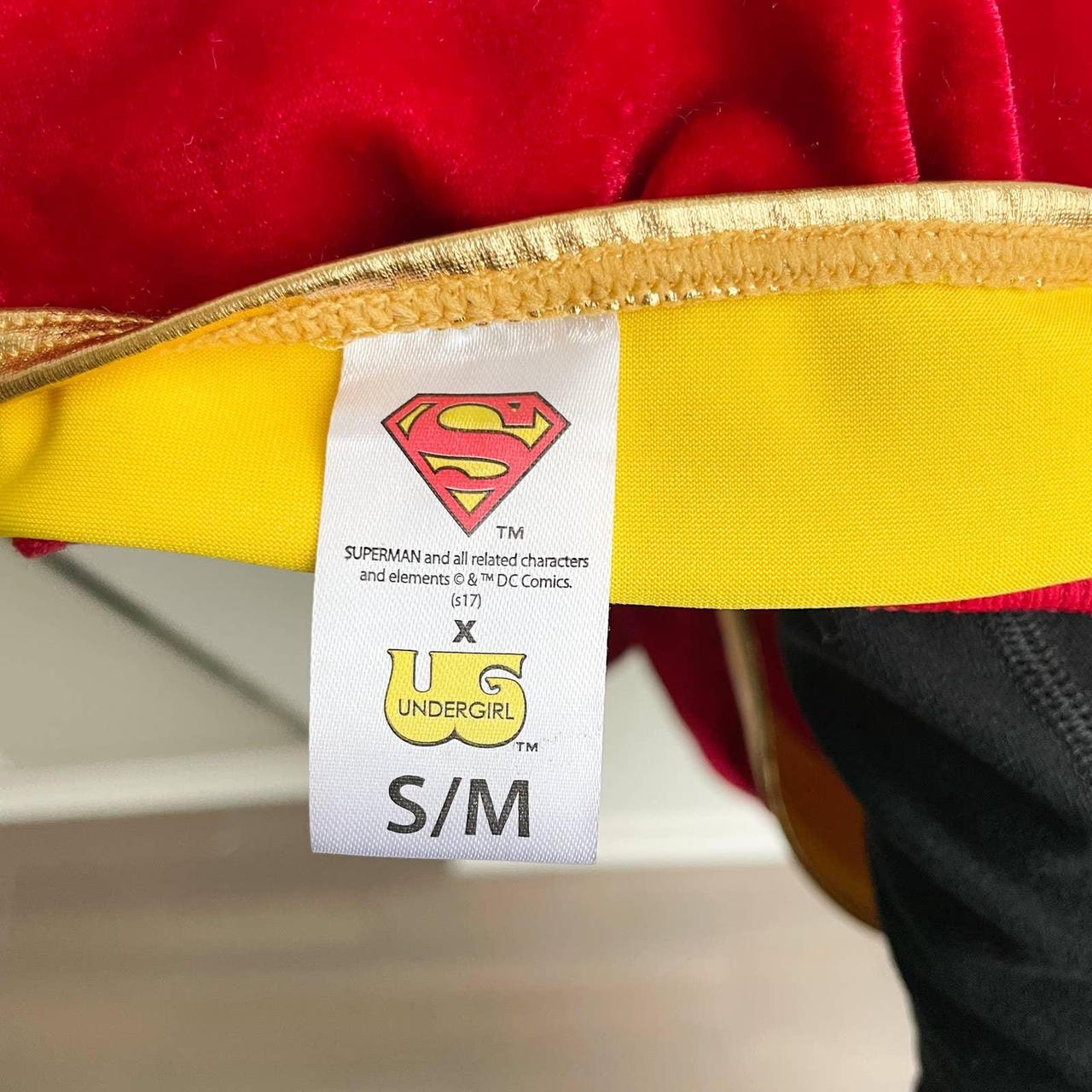 Super Girl Velvet Costume Mini Skirt Size... Depop