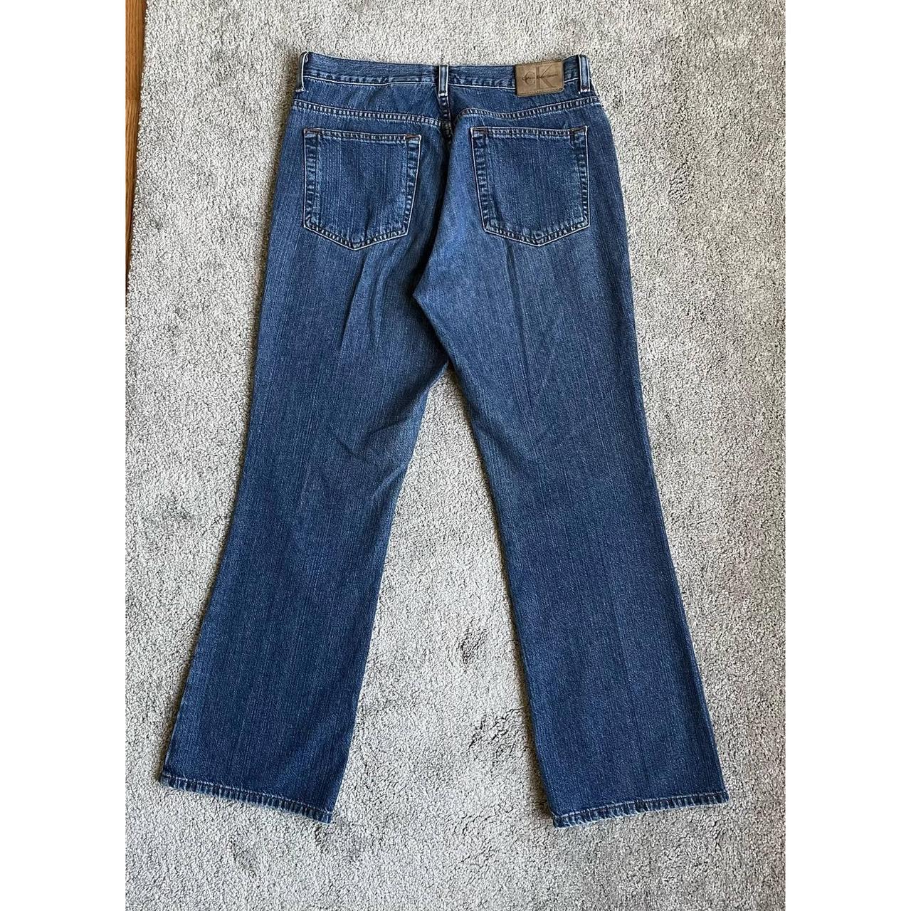 Calvin Klein 90s High Waist Bootcut Jeans Size:... - Depop