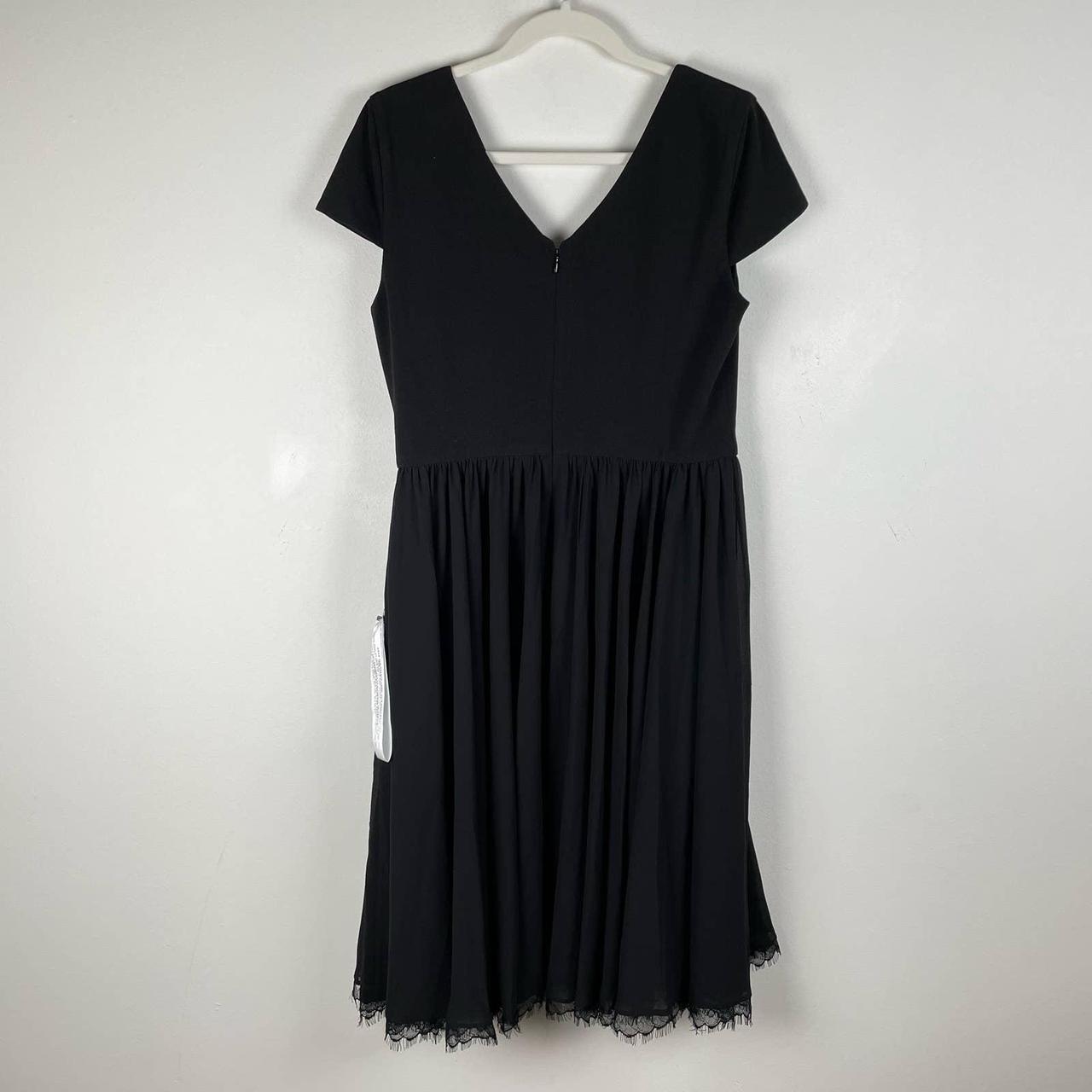 Corey chiffon fit on sale & flare dress