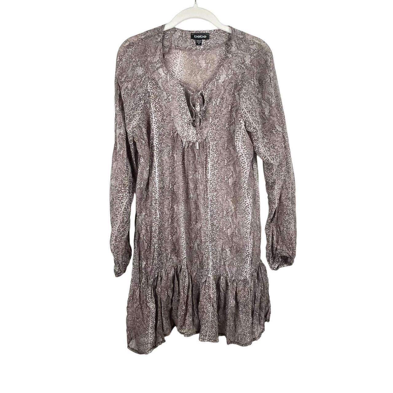 Snakeskin chiffon clearance dress