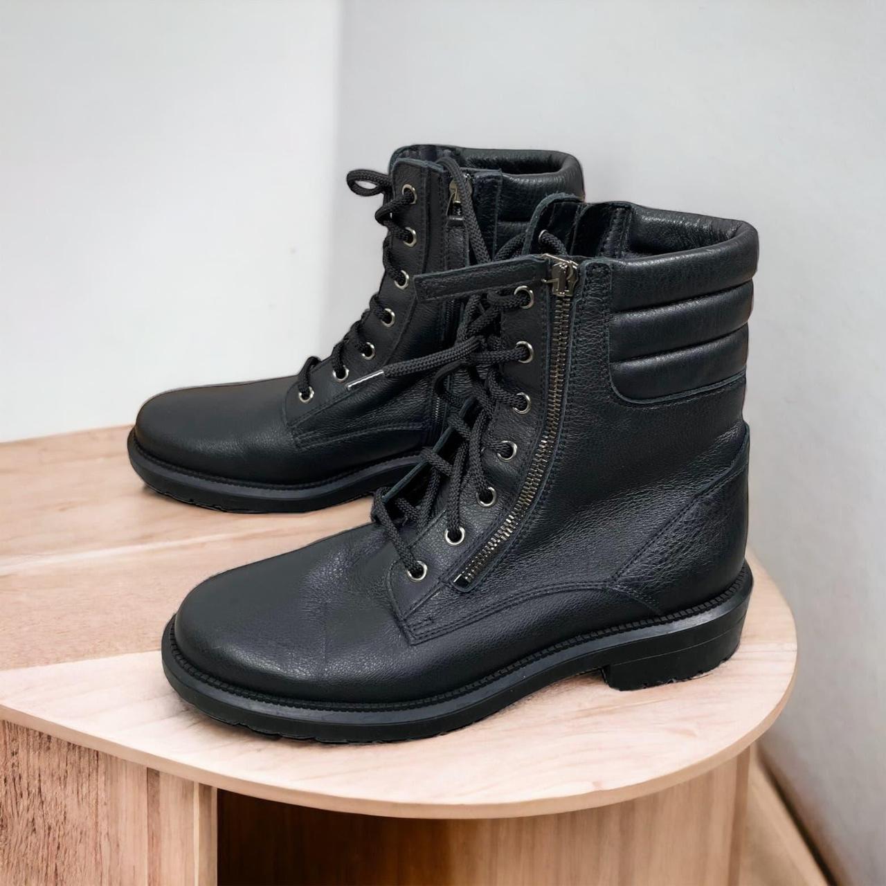 Aquatalia Laila Boots Black Waterproof Leather Depop