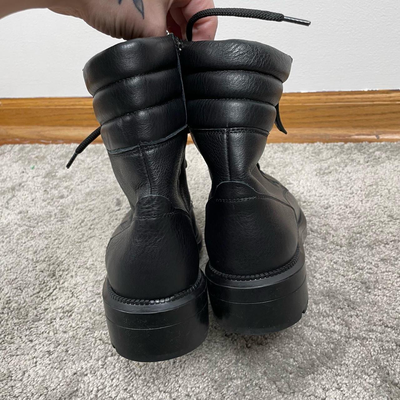 Aquatalia Laila Boots Black Waterproof Leather Depop