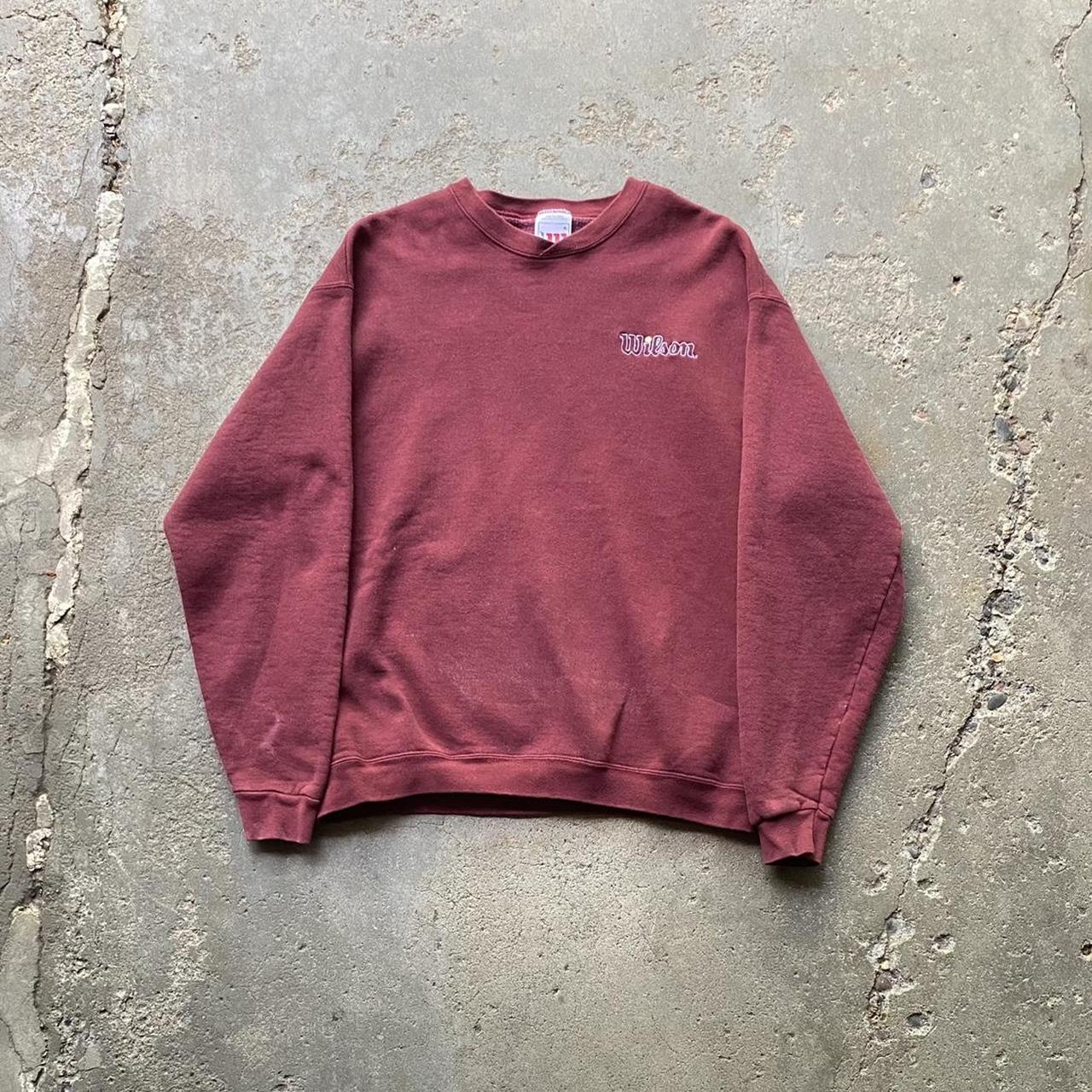 Vintage 90s Wilson Sweater nice color and... - Depop