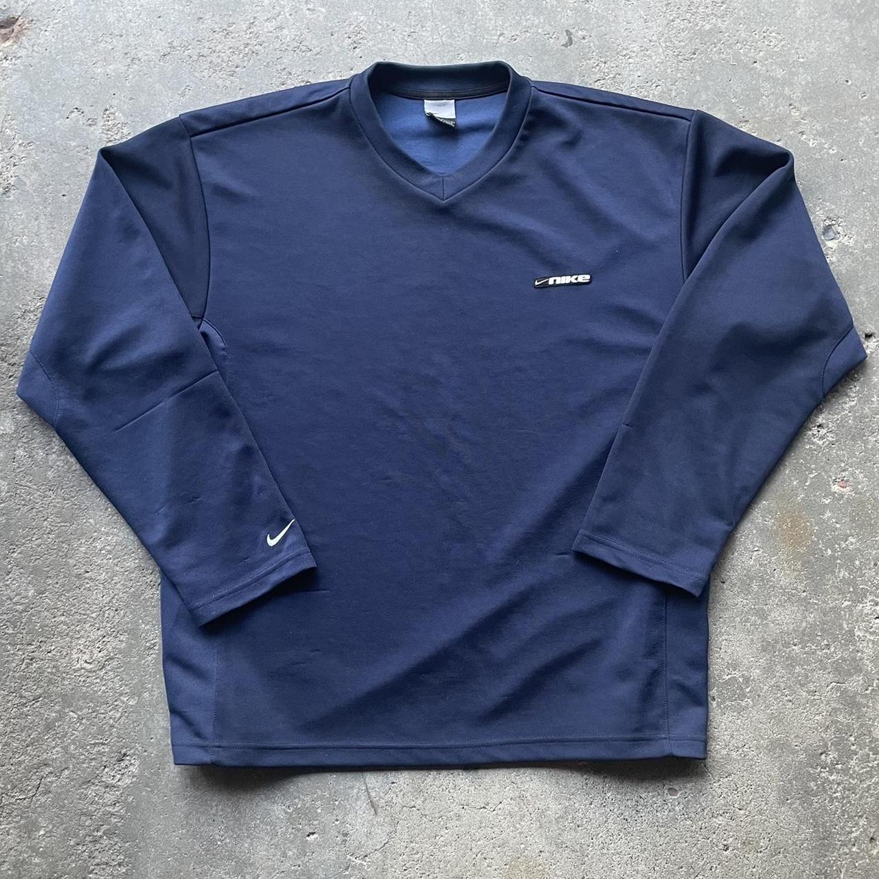 nike long sleeve polo vintage