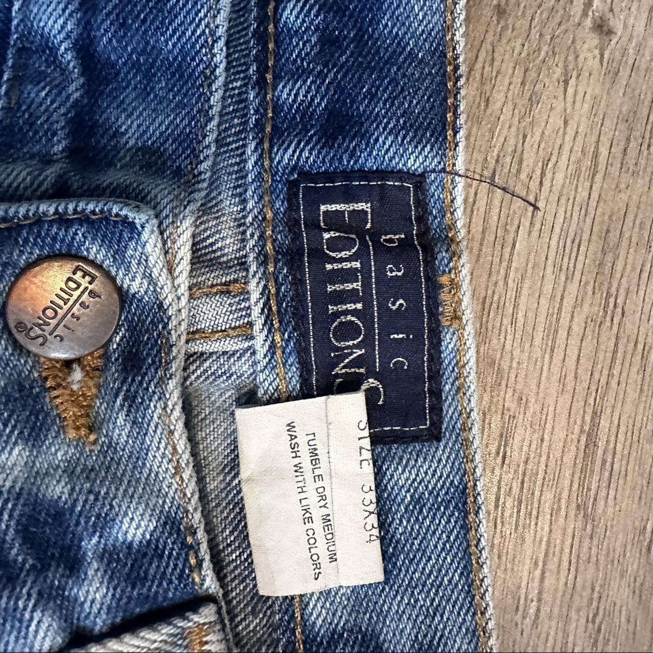 Basic editions store men's blue jeans