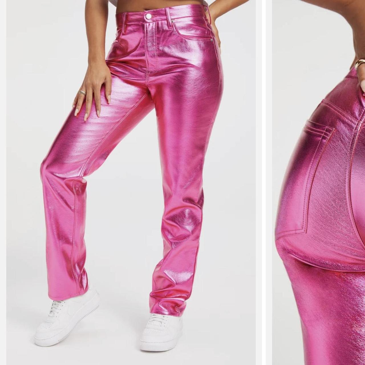 Good American Metallic Faux Leather Pants – Shop at the Mix