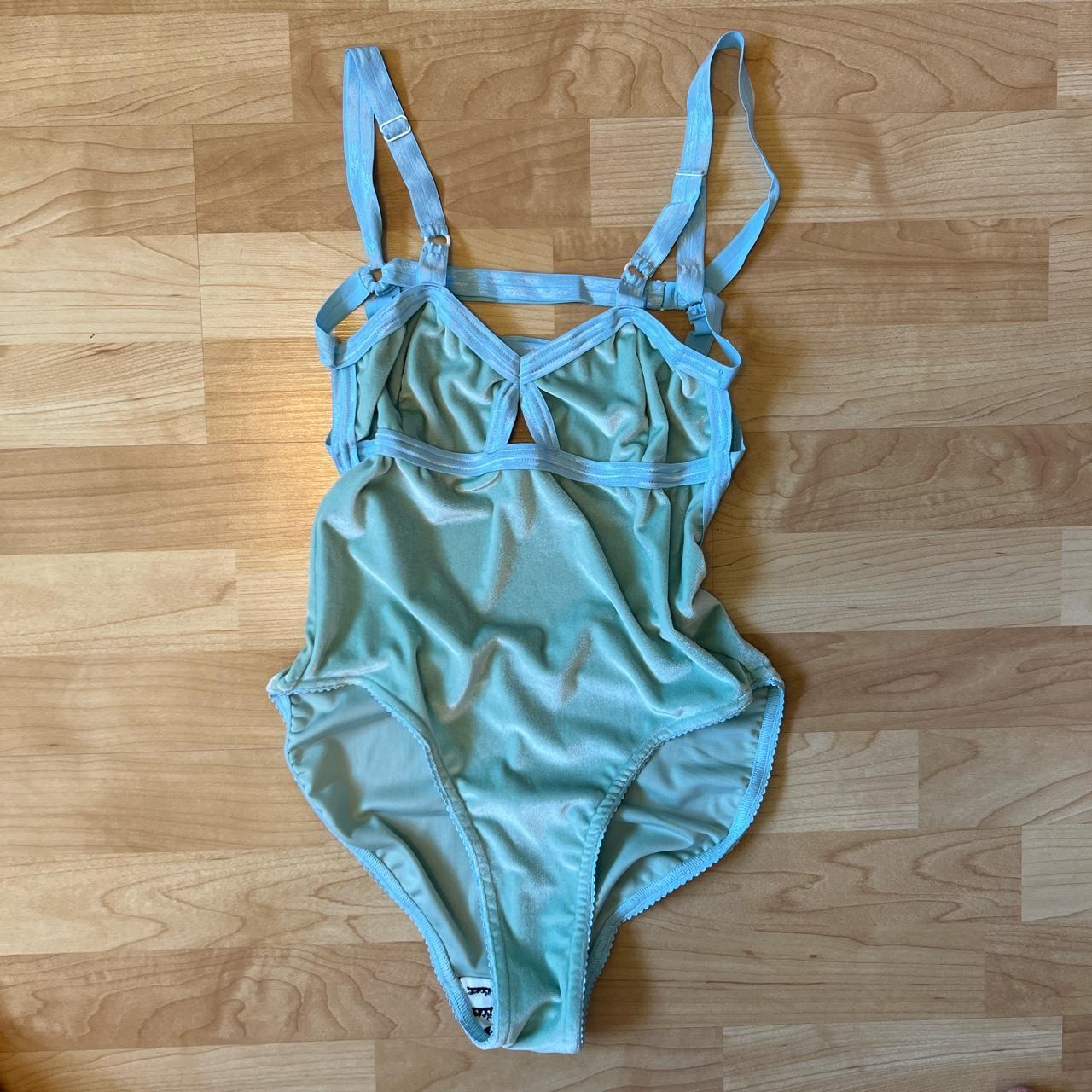 Solstice Intimates RTS JULEP VELVET CHEEKY BODYSUIT... - Depop