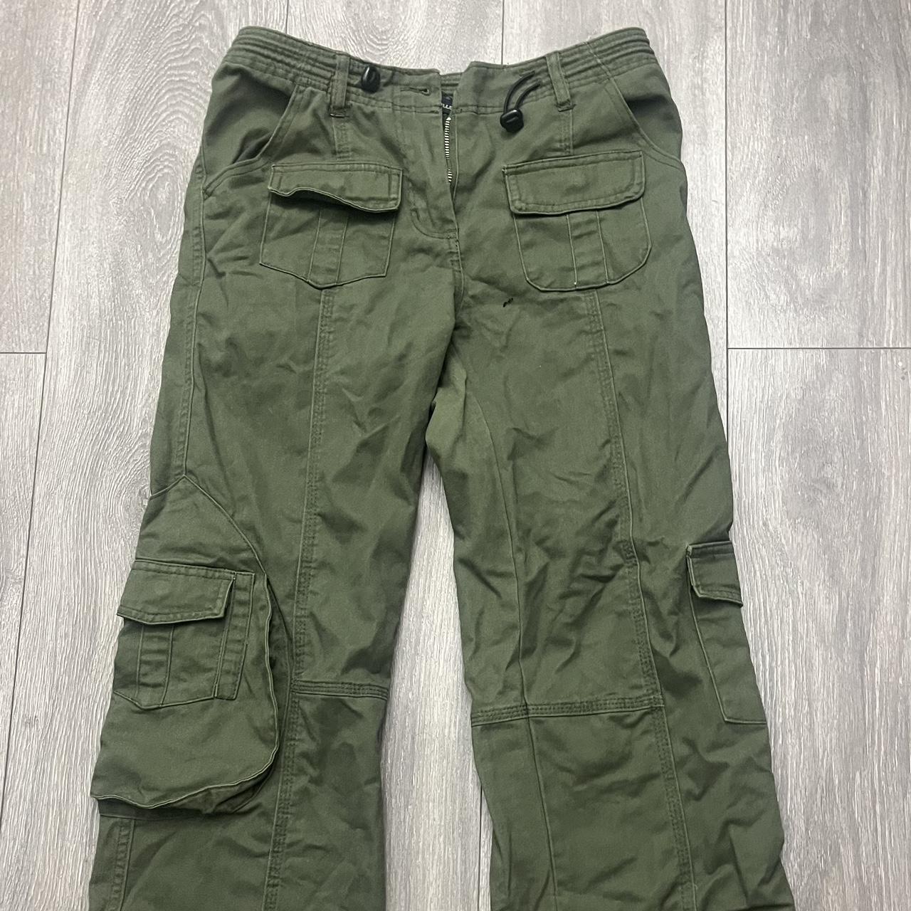 Brandy melville green cargo pants Depop