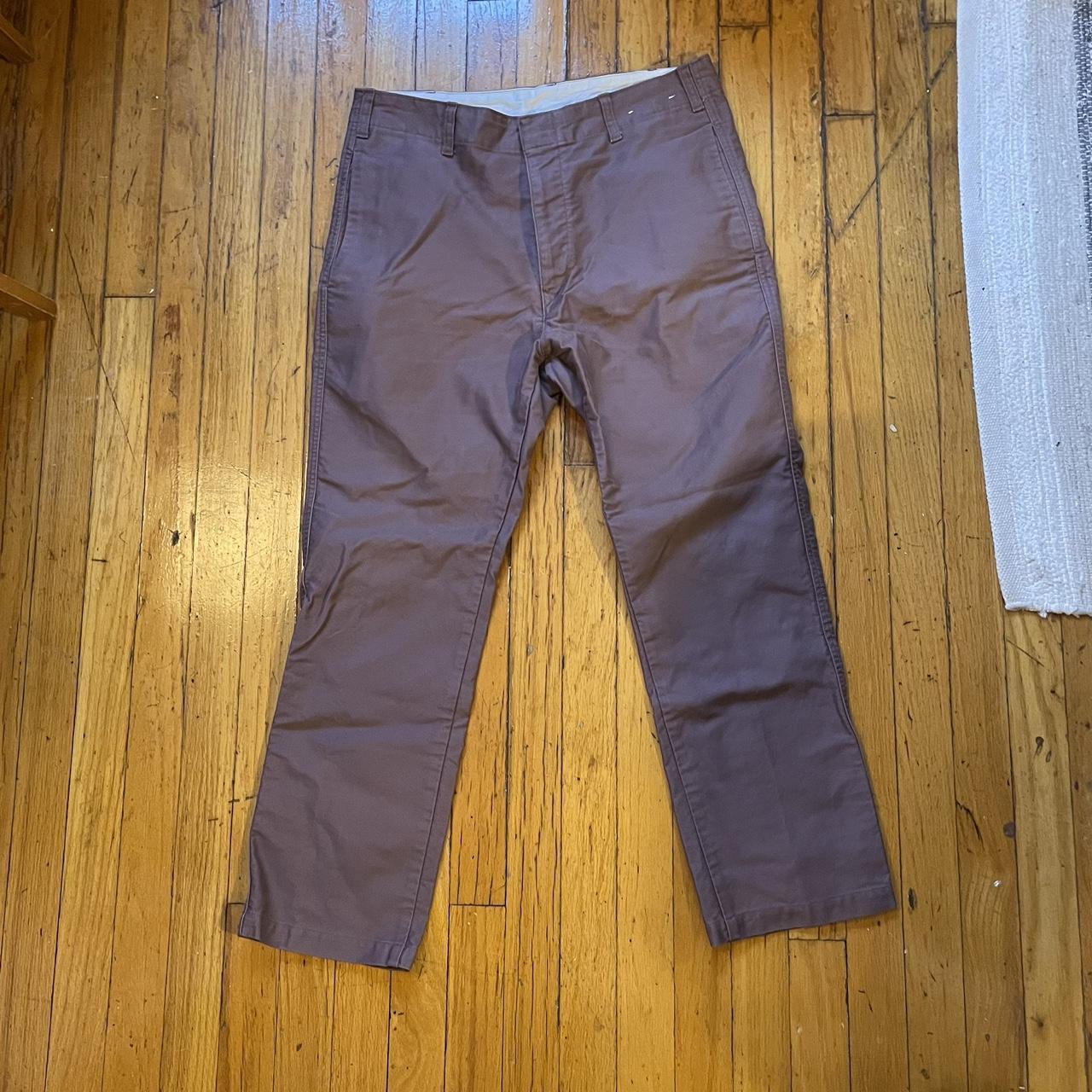 Uniqlo U Slim Fit Mauve Chino Pants Men’s Size... - Depop