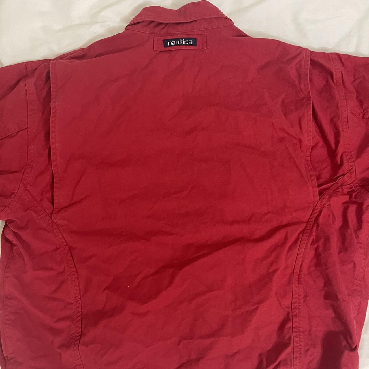 Nautica Men's Red Jacket | Depop