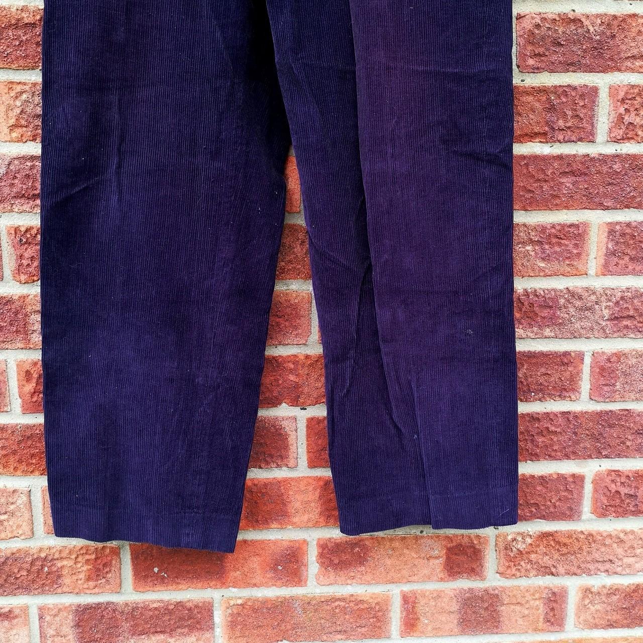 Amazing dark purple corduroy jeans. Looks like jumbo... - Depop