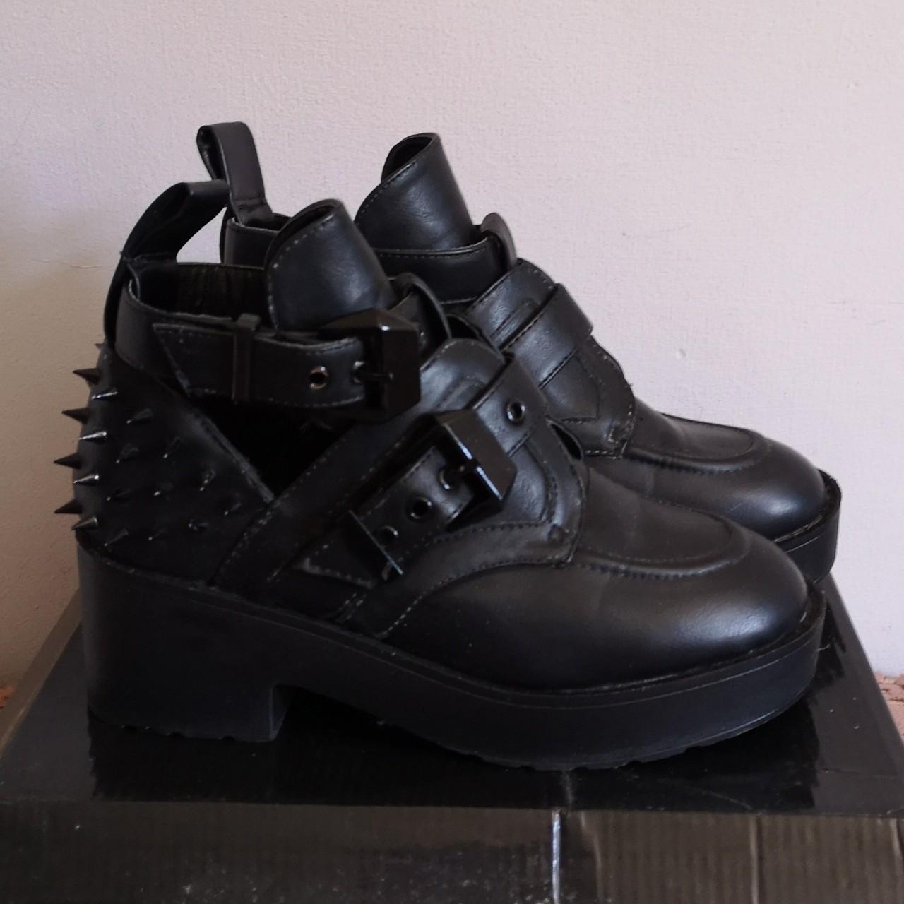 faux leather boots womens uk