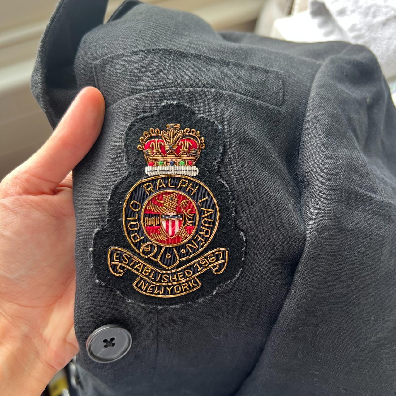 【名品図鑑】90s Polo Ralph Lauren black linen vintage polo ralph lauren black linen blazer in | Depop
