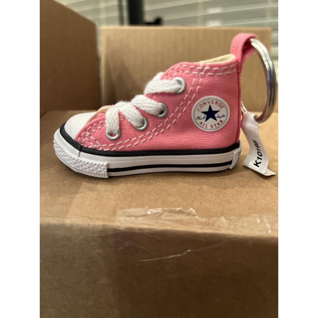 Pink 2024 converse keychain