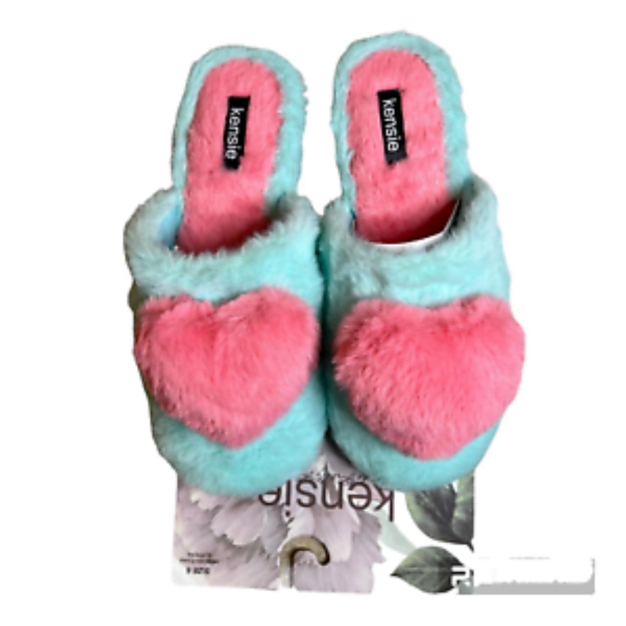 Kensie best sale heart slippers