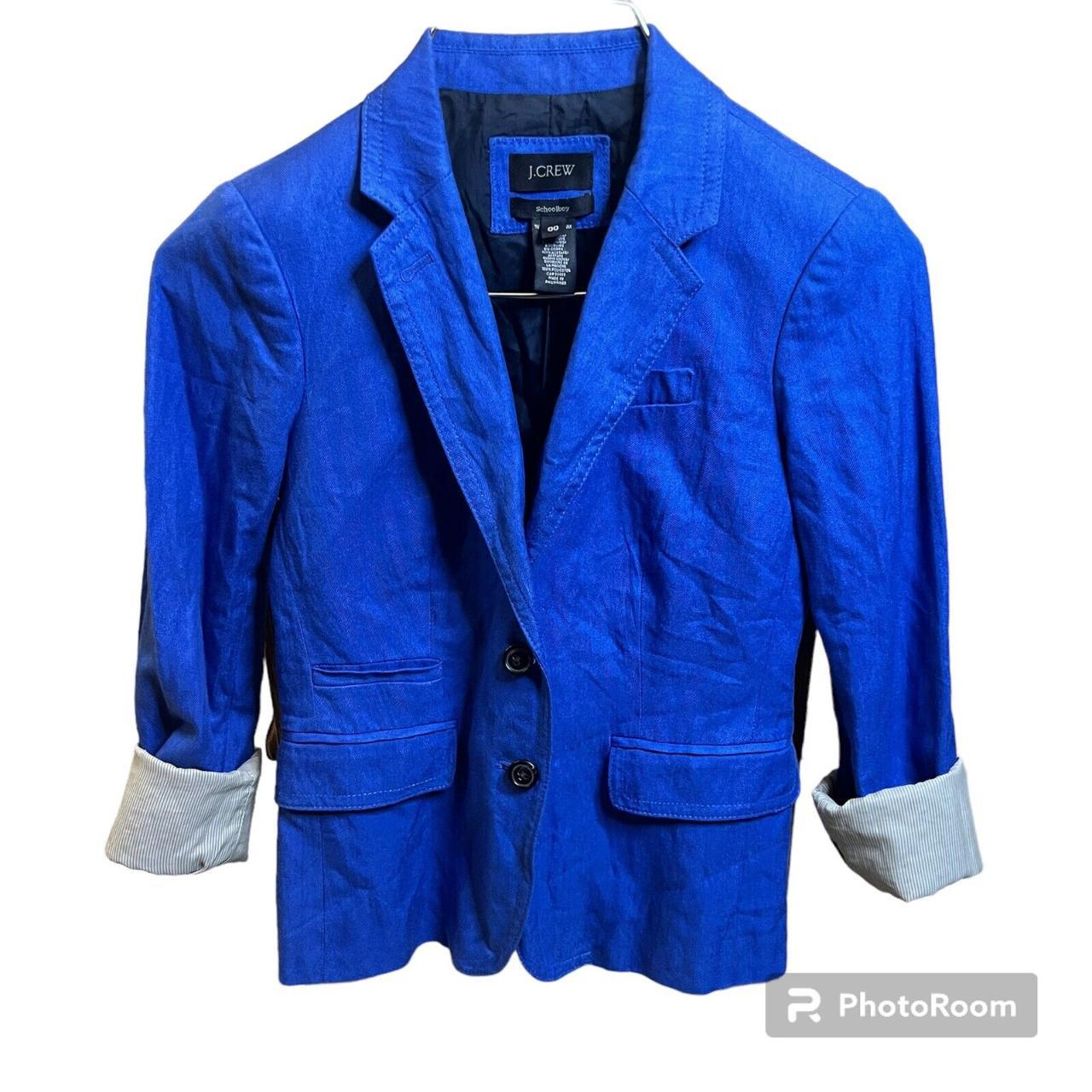 J crew blue outlet coat