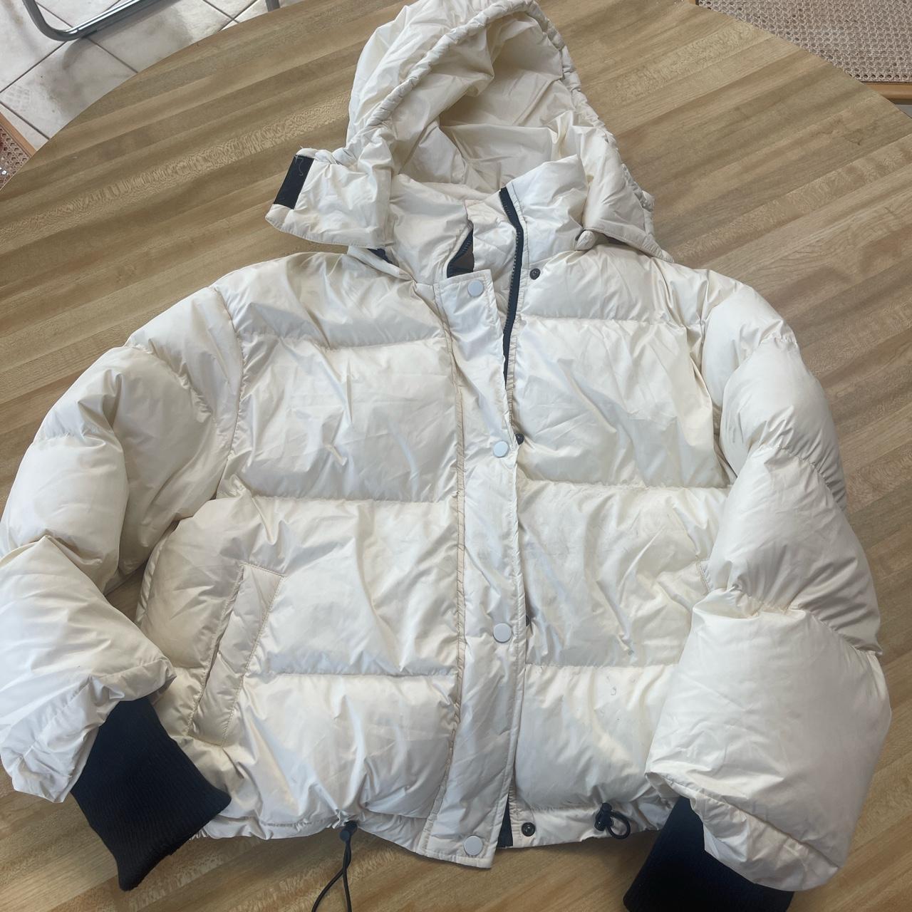 puffer jacket with minor stains reflected in price.... - Depop