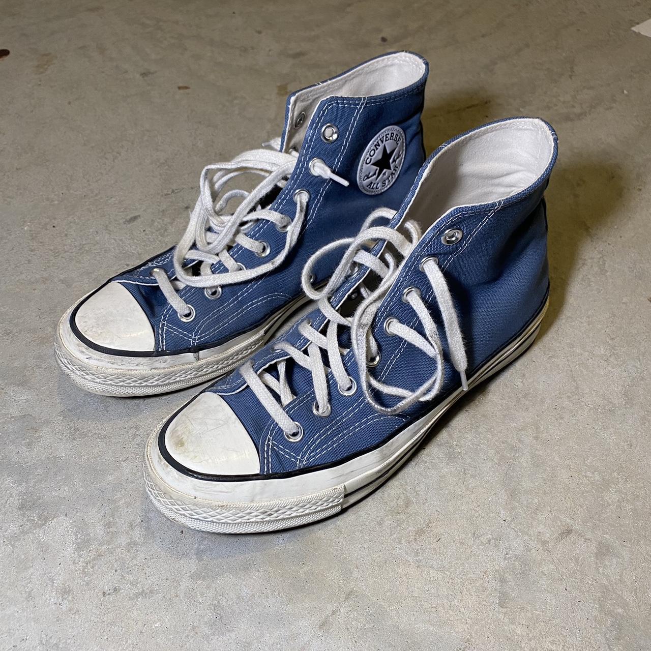 converse chuck 70’s, blue, size 8 men’s or 10... - Depop