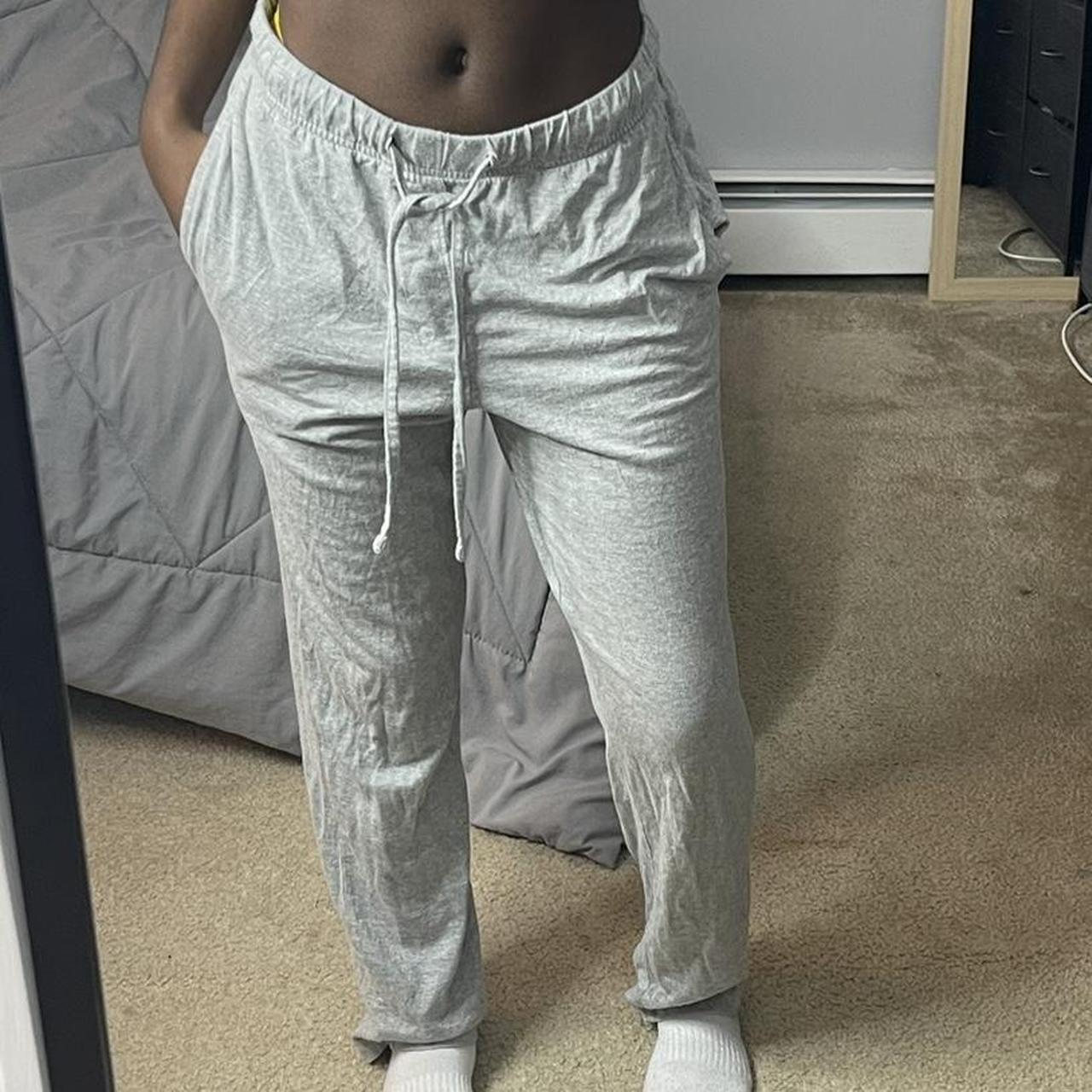 Straight Leg Grey Sweatpants Size. Depop