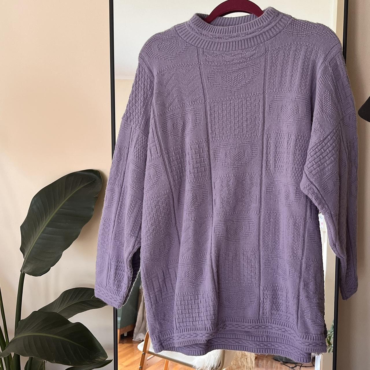 American Vintage Women's Purple Jumper | Depop