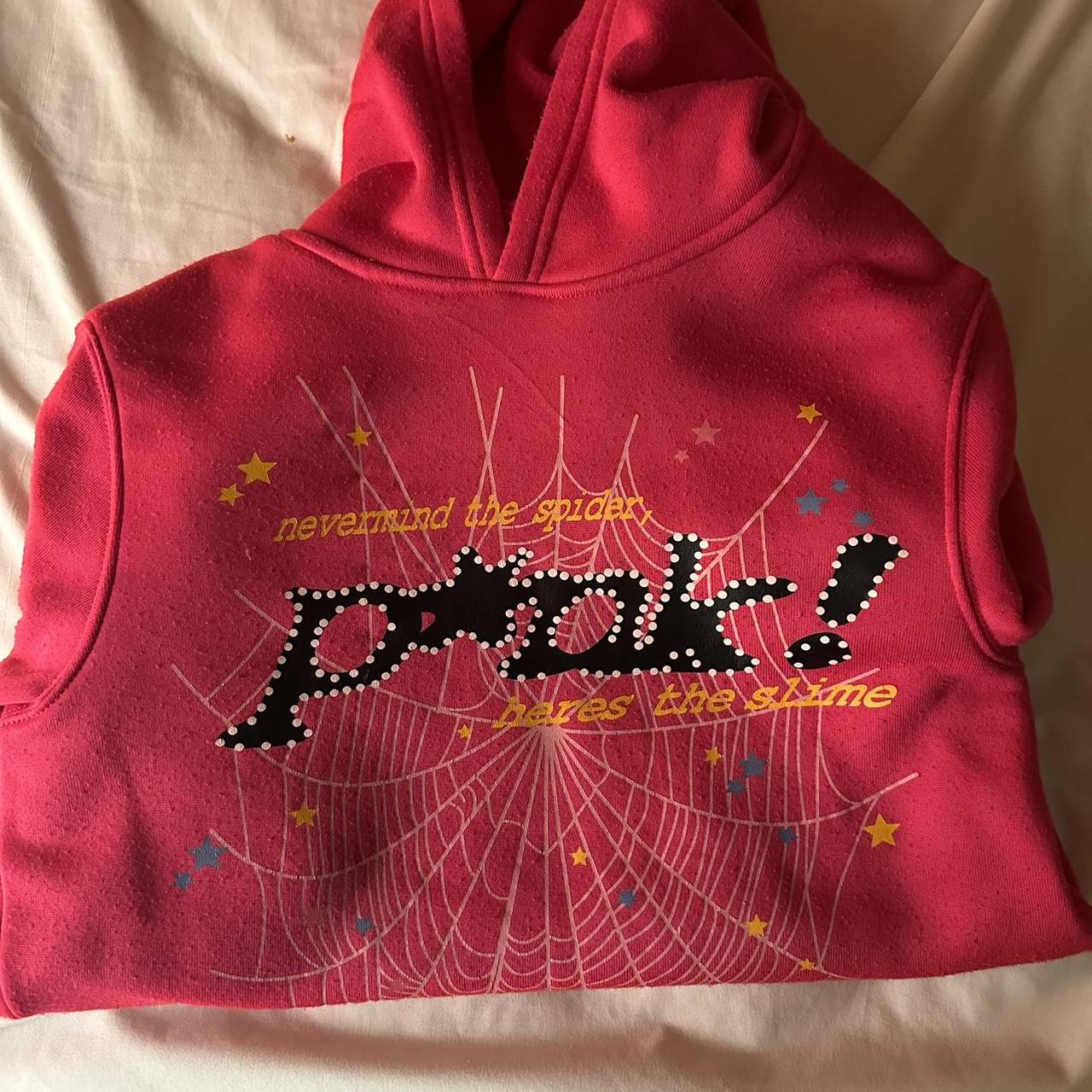 Pink Spider Worldwide hoodie - a rare find!... - Depop