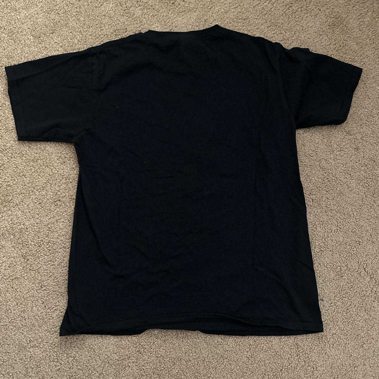 black graphic tee no clue what brand got this at... - Depop