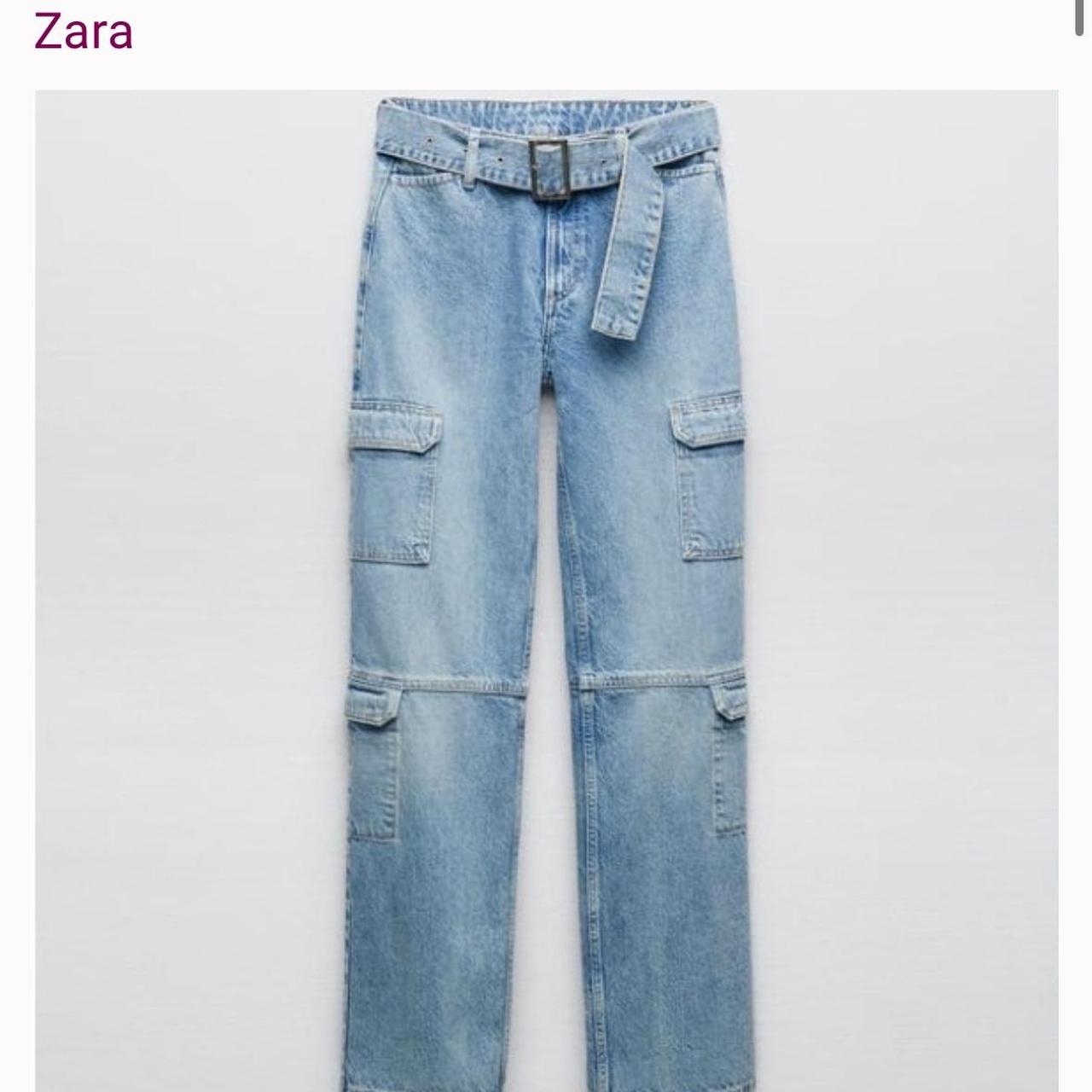Cargo jeans zara shop