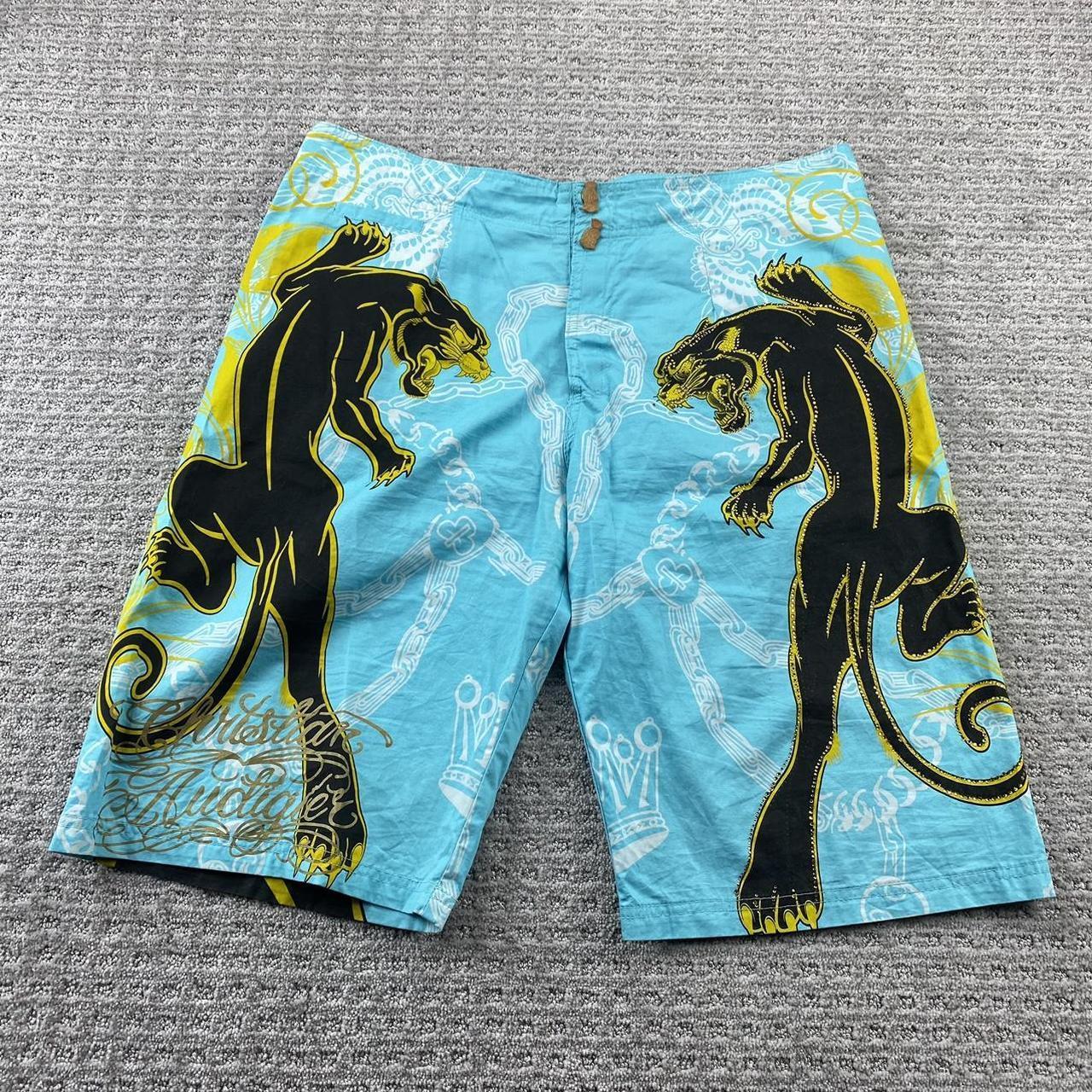 Christian AUDIGIER Swim Trunks Men 38 Blue Board