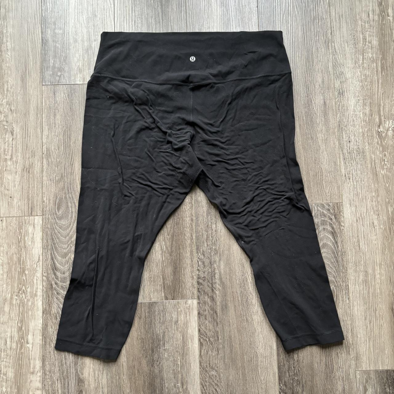 Lululemon black align leggings with pockets Size - Depop