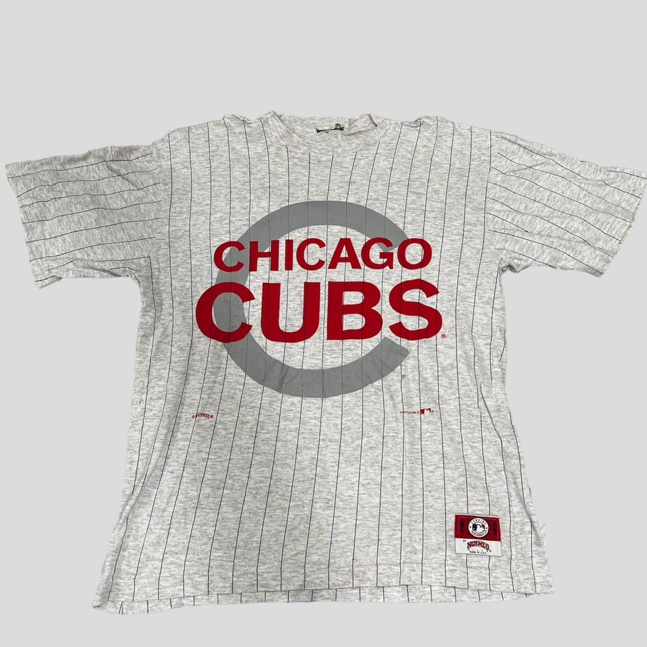 Vintage late 90s “Chicago Cubs” nutmeg t-shirt • - Depop