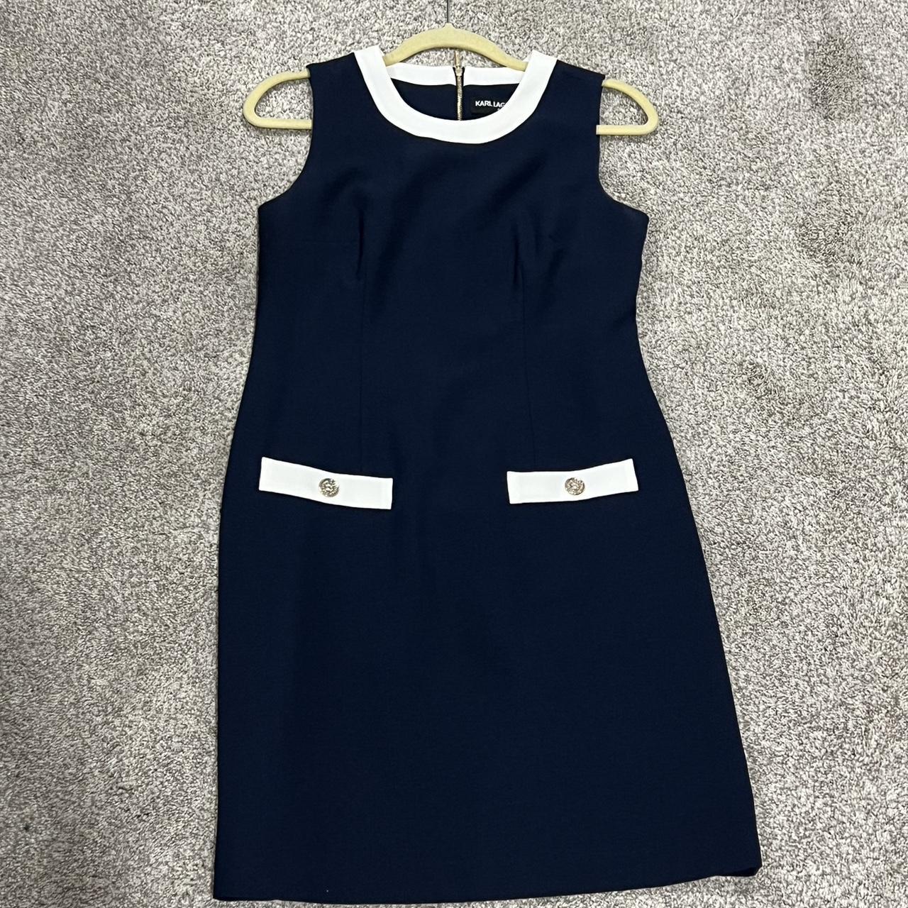 Karl Lagerfeld Dress This is a shift style dress... - Depop