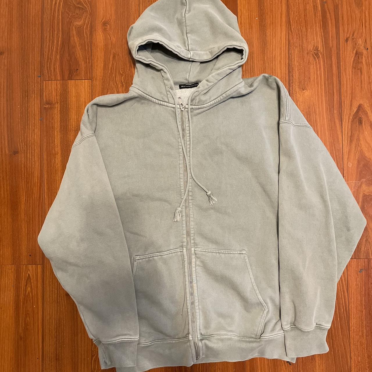 Brandy Melville zip up Color is like teal Depop