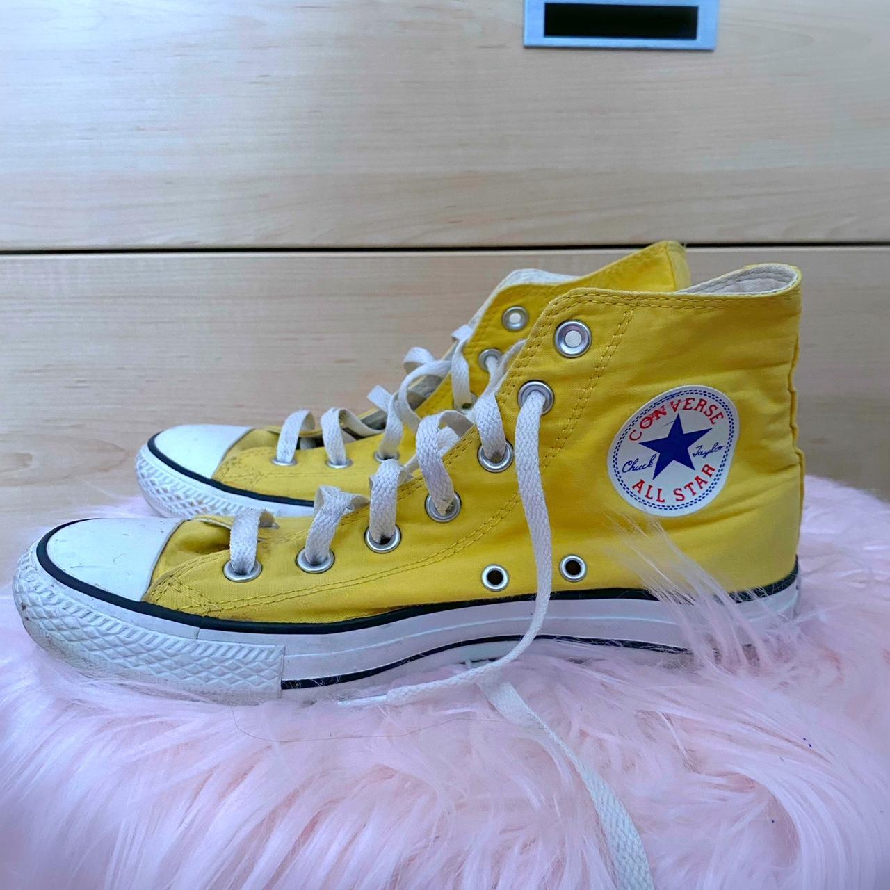 Converse shoes womens yellow best sale