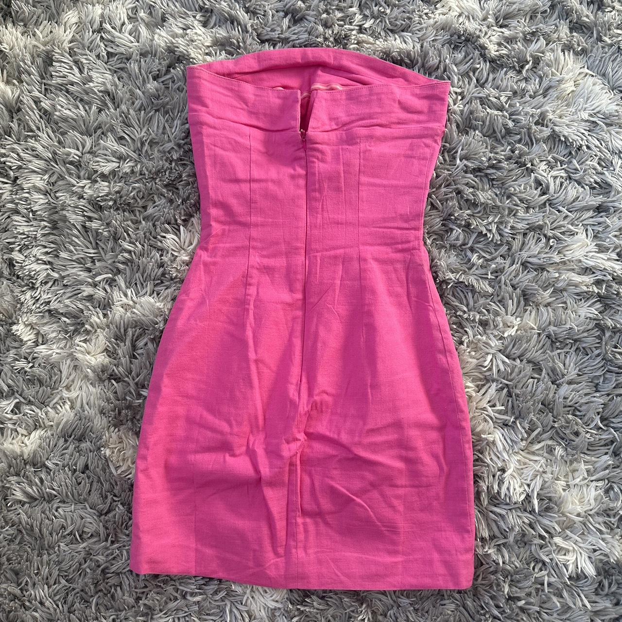 Dollskill Pink Strapless Mini Dress Dollskill Depop