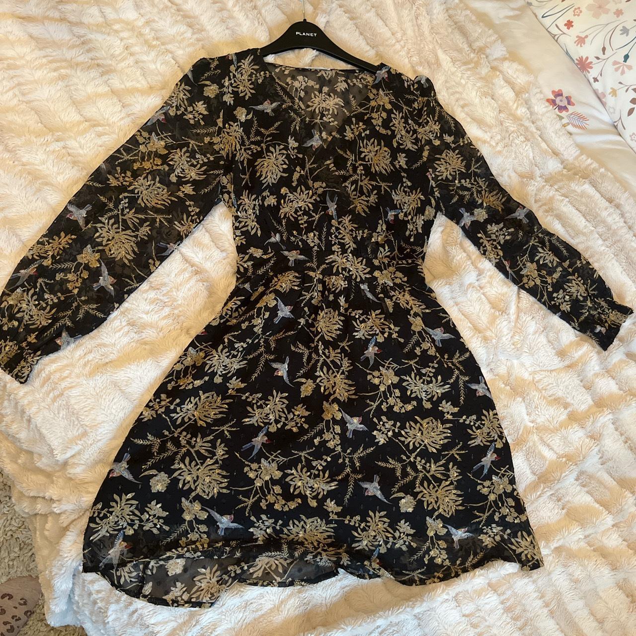 Y* Coo Paris Baby Doll Dress - Size S Black &... - Depop