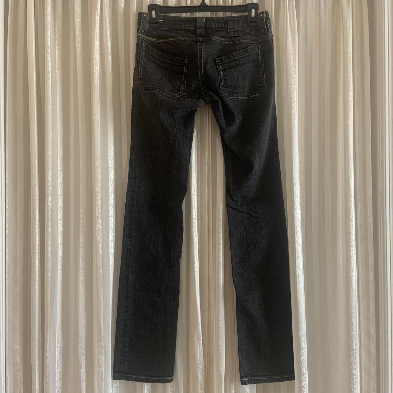 Diesel Women's Black and Grey Jeans Depop