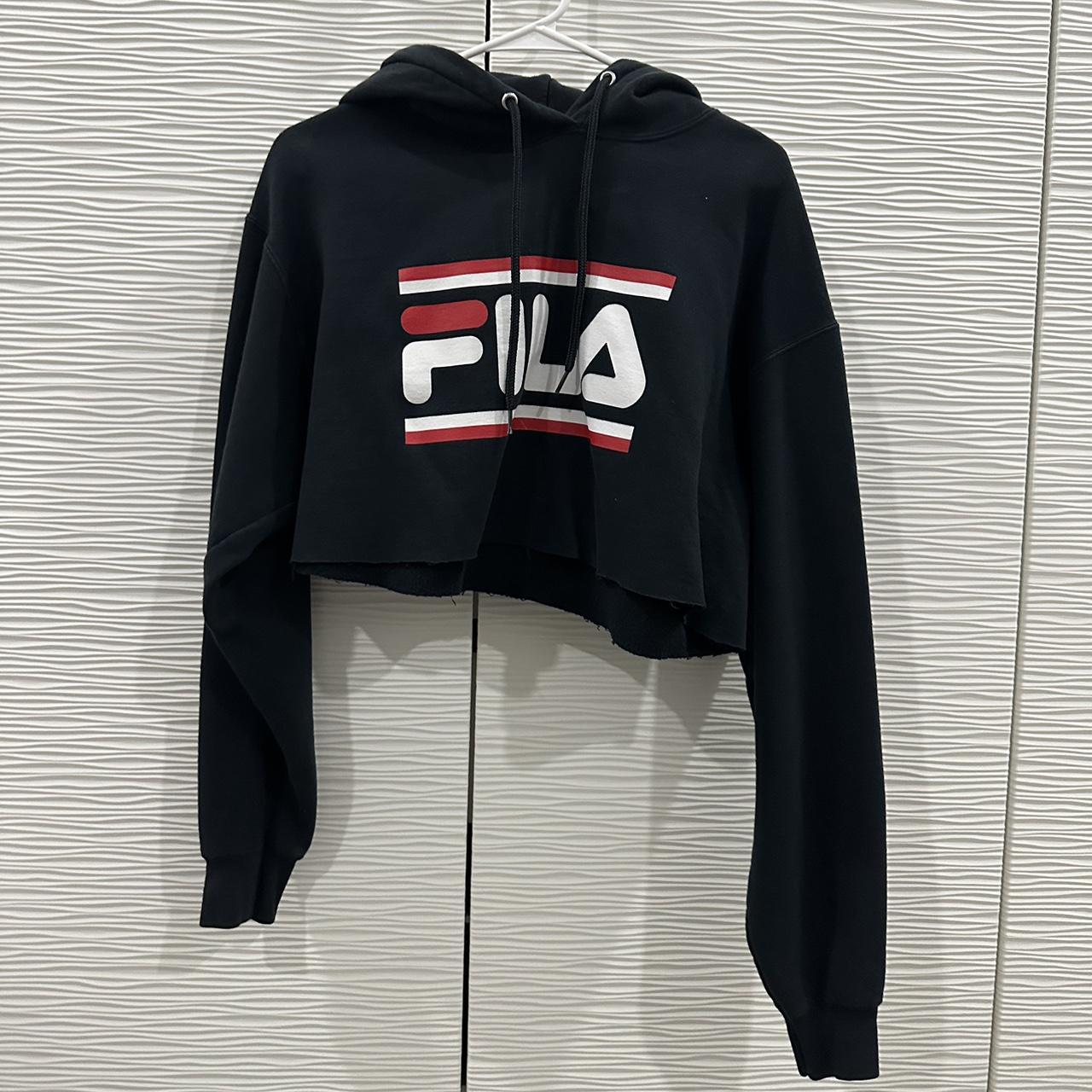 Fila on sale crop sweatshirt