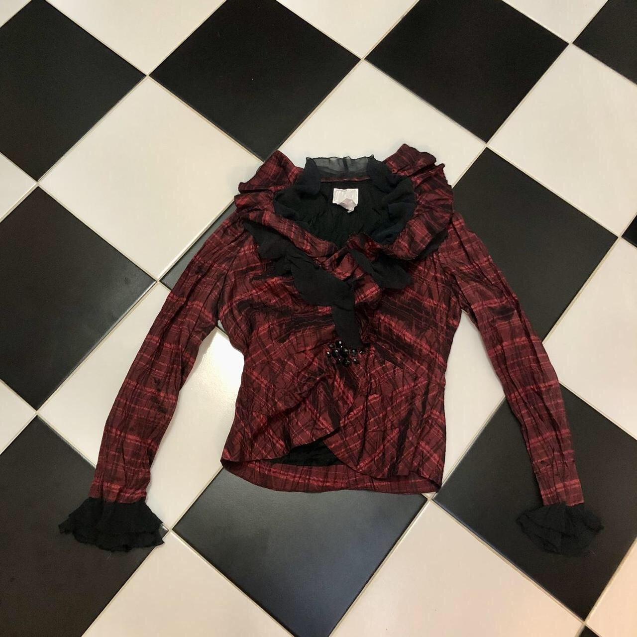 High quality Alberto Makali Crinkle Plaid Jacket