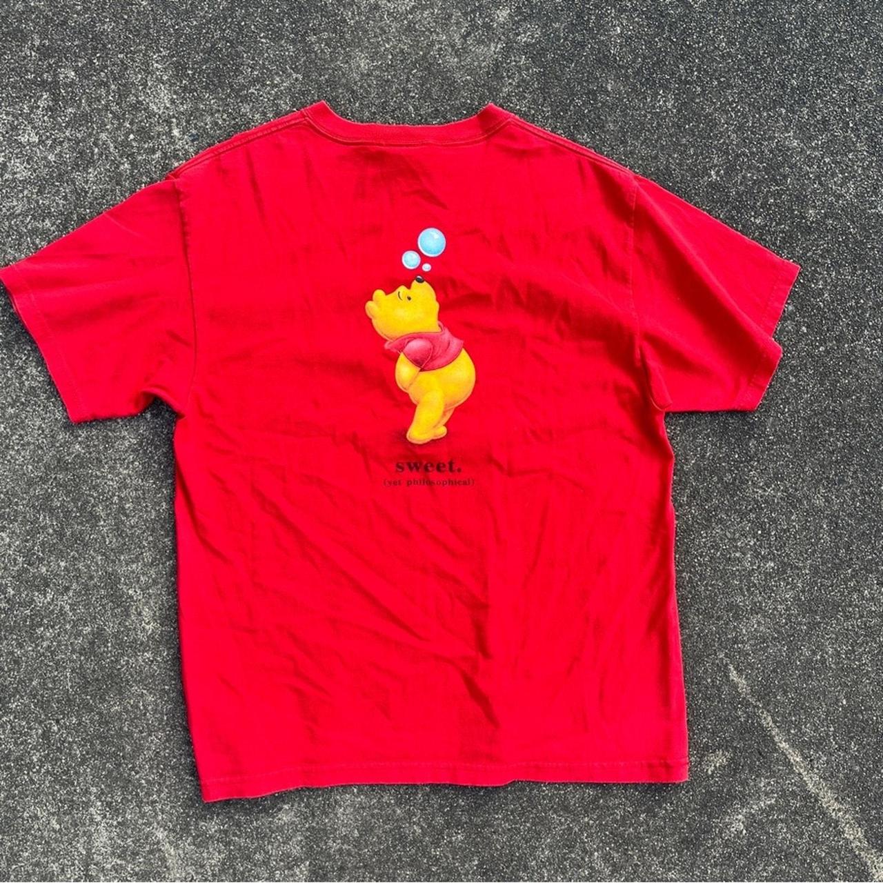 Vintage Red Disney Winnie The Pooh Bear Shirt Depop
