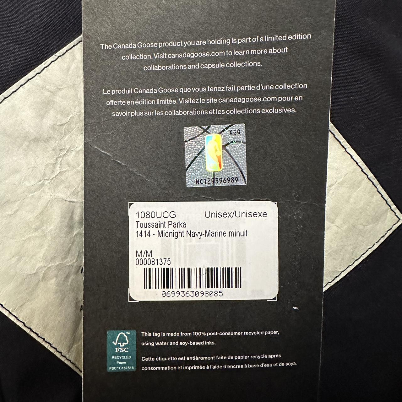 Brand new Canada Goose Toussaint Parka,